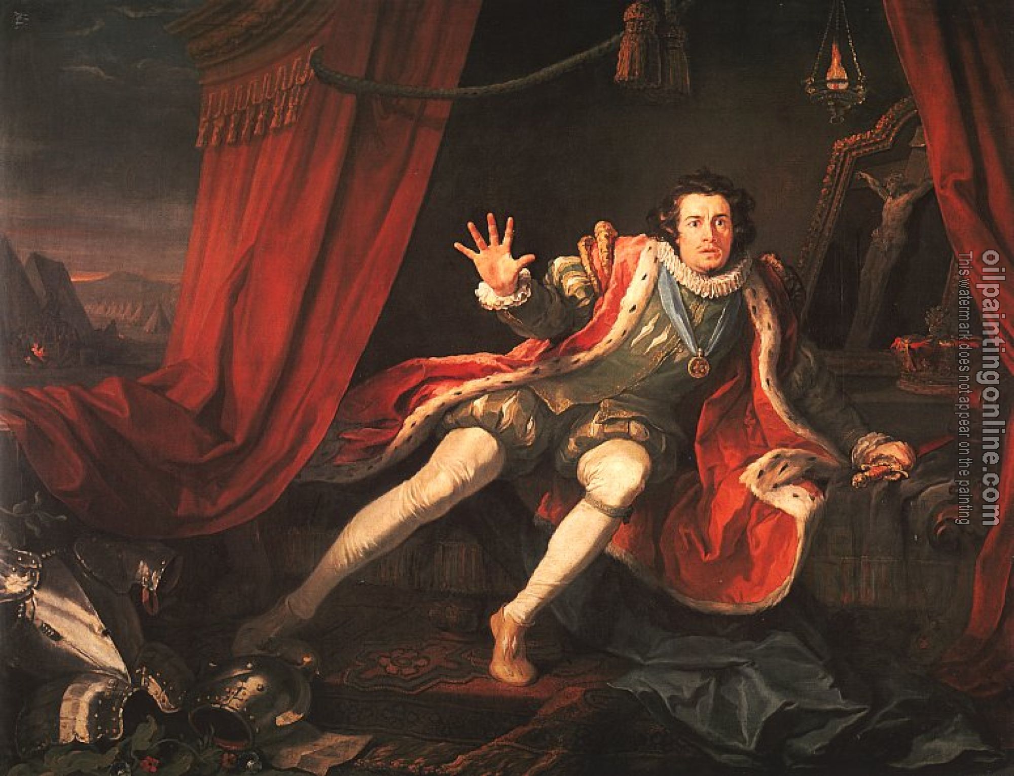 Hogarth, William - David Garrick as Richard